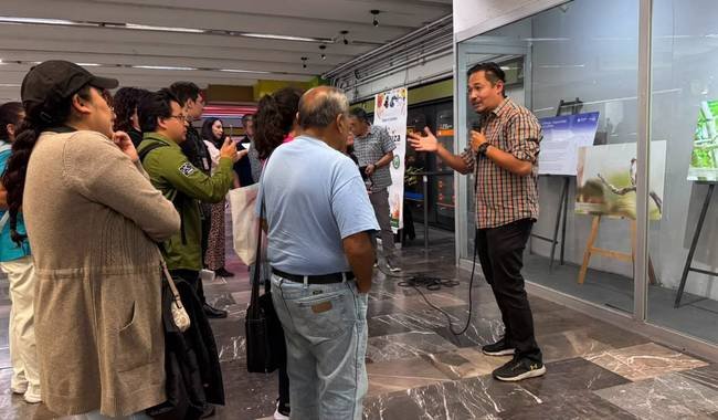 La biodiversidad llega al Metro de la CDMX: CONABIO presenta exposición sobre colibríes